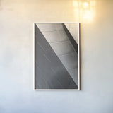 Skyscraper VI by Aledanda. shown as a paper print in a white frame. Available as a archival giclee rolled canvas, fine art paper, or poster print. SKU 53646h.