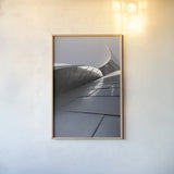 Skyscraper VII by Aledanda. shown as a paper print in a natural frame. Available as a archival giclee rolled canvas, fine art paper, or poster print. SKU 53647h.