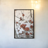 Snowcapped by Aledanda. shown as a paper print in a black flame. Available as a archival giclee rolled canvas, fine art paper, or poster print. SKU 60996h.