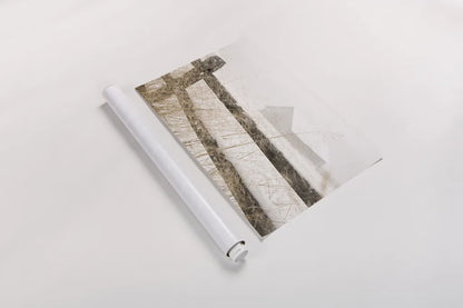 Snowy Day by Aledanda. shown as a rolled paper print. Available as archival giclee rolled canvas, fine art paper, or poster print. SKU 60534i.