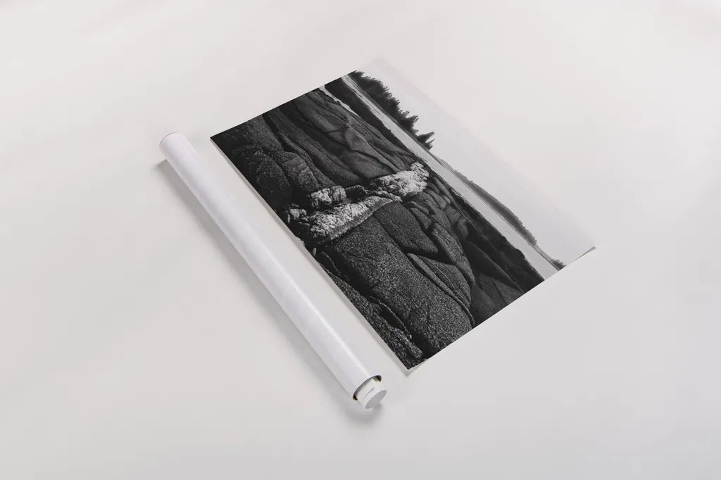 Stony Shore by Aledanda. shown as a rolled paper print. Available as archival giclee rolled canvas, fine art paper, or poster print. SKU 75863i.