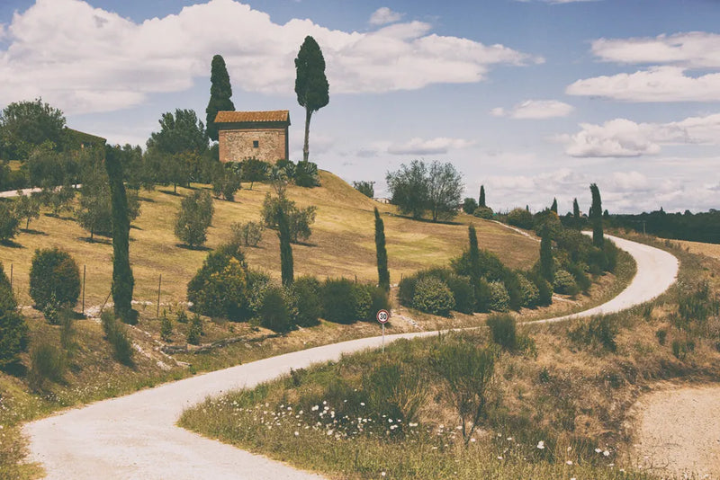 Strada Bianca I by Aledanda. SKU 47847i. Archival Giclee Fine art print for wall decor.