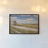 The Cottage by Aledanda. shown as a paper print in a black flame. Available as a archival giclee rolled canvas, fine art paper, or poster print. SKU 46206i.