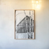 The Diamond Window by Aledanda. shown as a paper print in a natural frame. Available as a archival giclee rolled canvas, fine art paper, or poster print. SKU 60529h.