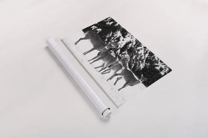 The Herd by Aledanda. shown as a rolled paper print. Available as archival giclee rolled canvas, fine art paper, or poster print. SKU 53594i.