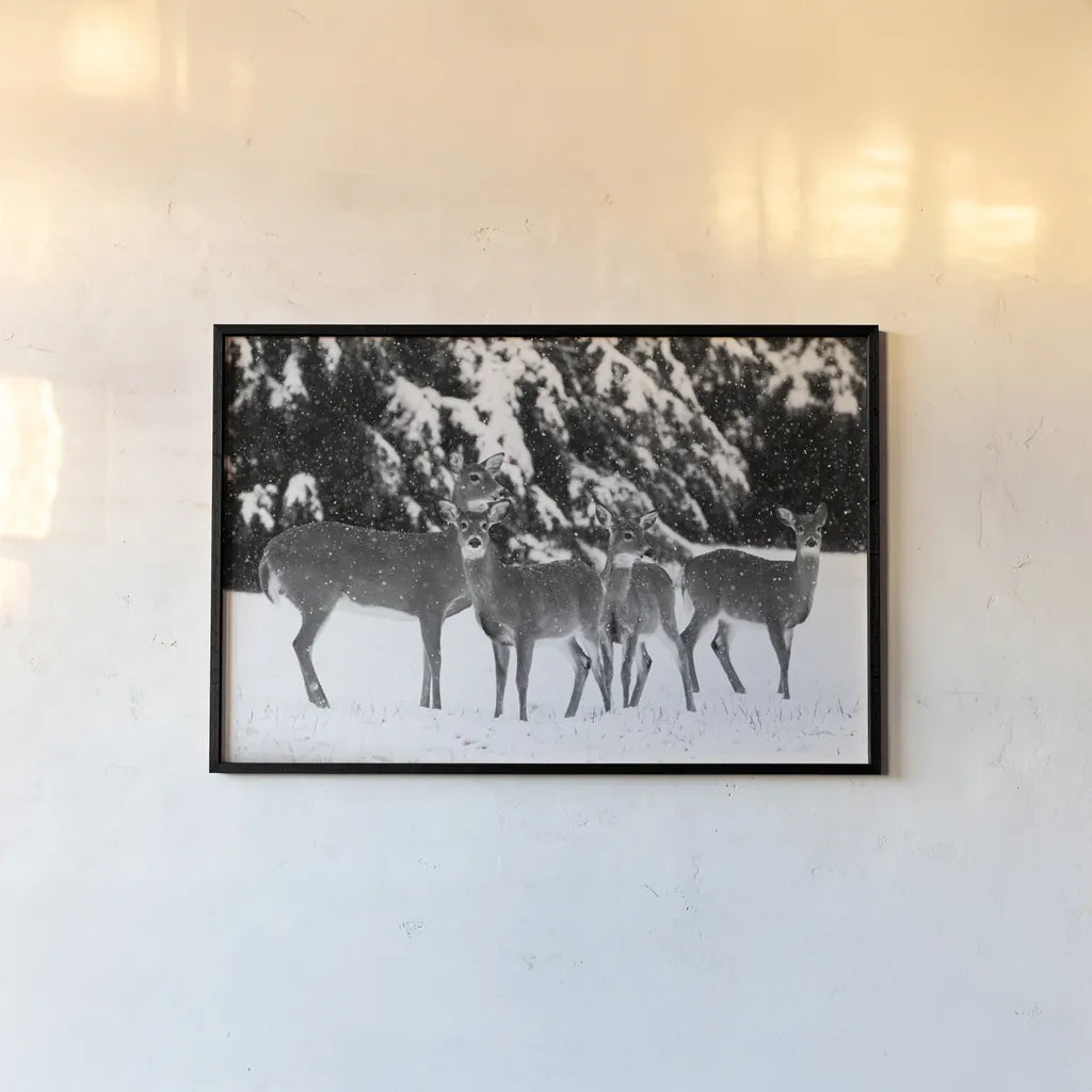 The Herd by Aledanda. shown as a paper print in a black flame. Available as a archival giclee rolled canvas, fine art paper, or poster print. SKU 53594i.
