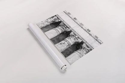 The Pillars by Aledanda. shown as a rolled paper print. Available as archival giclee rolled canvas, fine art paper, or poster print. SKU 58394i.