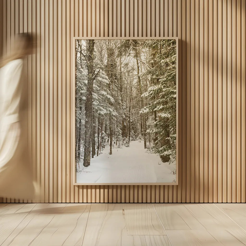 Through the Woods by Aledanda. shown as over sized large wall art. Available as an archival giclee rolled canvas, fine art paper, or poster print. SKU 60992h.