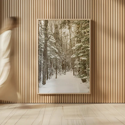 Through the Woods by Aledanda. shown as over sized large wall art. Available as an archival giclee rolled canvas, fine art paper, or poster print. SKU 60992h.