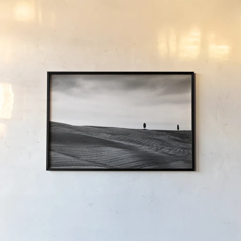 To the Horizon by Aledanda. shown as a paper print in a black flame. Available as a archival giclee rolled canvas, fine art paper, or poster print. SKU 71240i.