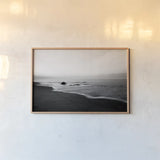 Tranquil Sands by Aledanda. shown as a paper print in a natural frame. Available as a archival giclee rolled canvas, fine art paper, or poster print. SKU 64383i.