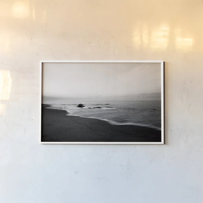 Tranquil Sands by Aledanda. shown as a paper print in a white frame. Available as a archival giclee rolled canvas, fine art paper, or poster print. SKU 64383i.