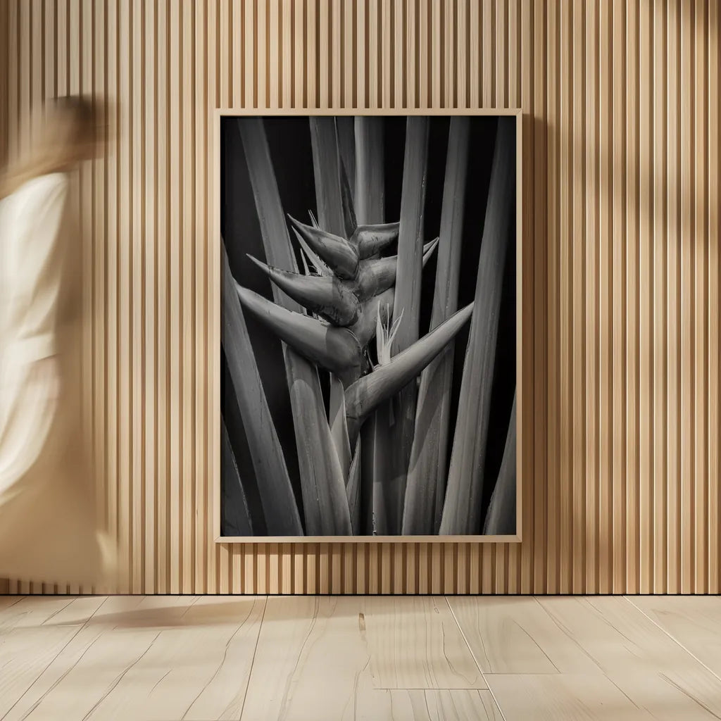 Tropical I by Aledanda. shown as over sized large wall art. Available as an archival giclee rolled canvas, fine art paper, or poster print. SKU 55240h.