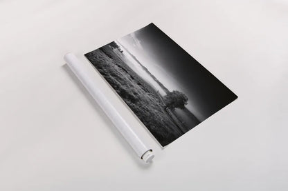 Valley Fog by Aledanda. shown as a rolled paper print. Available as archival giclee rolled canvas, fine art paper, or poster print. SKU 71241i.