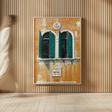 Venice Architecture I by Aledanda. shown as over sized large wall art. Available as an archival giclee rolled canvas, fine art paper, or poster print. SKU 81696h.