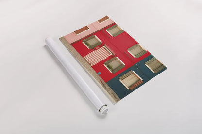 Venice Architecture V by Aledanda. shown as a rolled paper print. Available as archival giclee rolled canvas, fine art paper, or poster print. SKU 81700i.