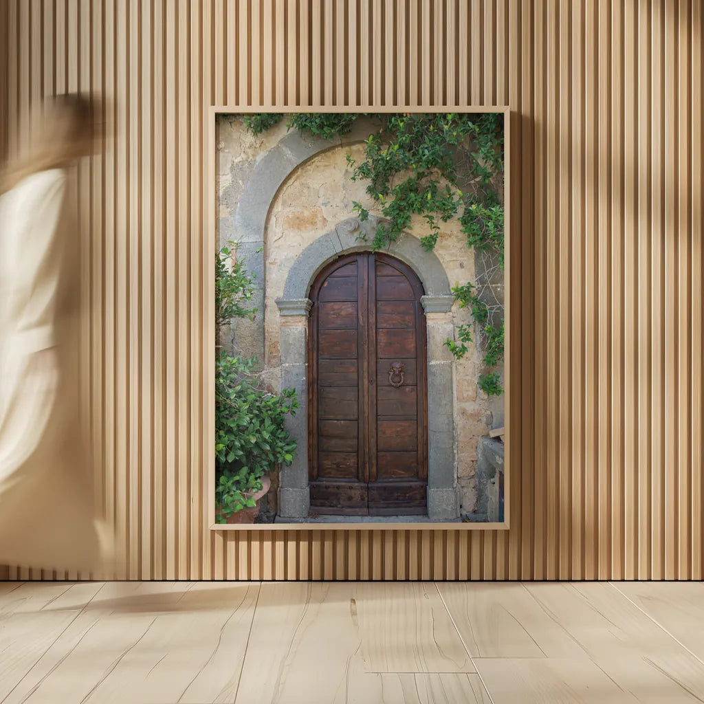 Venice Doorway by Aledanda. shown as over sized large wall art. Available as an archival giclee rolled canvas, fine art paper, or poster print. SKU 58391h.