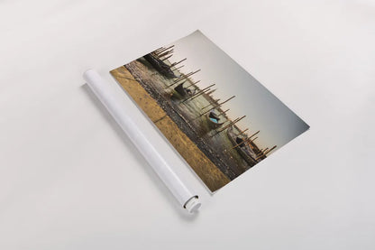 Venice Gondolas by Aledanda. shown as a rolled paper print. Available as archival giclee rolled canvas, fine art paper, or poster print. SKU 81701i.