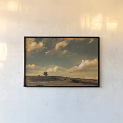 What Beautiful Clouds by Aledanda. shown as a paper print in a black flame. Available as a archival giclee rolled canvas, fine art paper, or poster print. SKU 38325i.