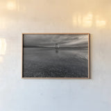 Windmill Island by Aledanda. shown as a paper print in a natural frame. Available as a archival giclee rolled canvas, fine art paper, or poster print. SKU 75866i.