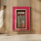 Windows of Burano III by Aledanda. shown as over sized large wall art. Available as an archival giclee rolled canvas, fine art paper, or poster print. SKU 41609h.