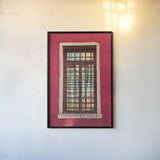 Windows of Burano III by Aledanda. shown as a paper print in a black flame. Available as a archival giclee rolled canvas, fine art paper, or poster print. SKU 41609h.