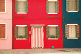 Windows of Burano VI by Aledanda. SKU 41612i. Archival Giclee Fine art print for wall decor.