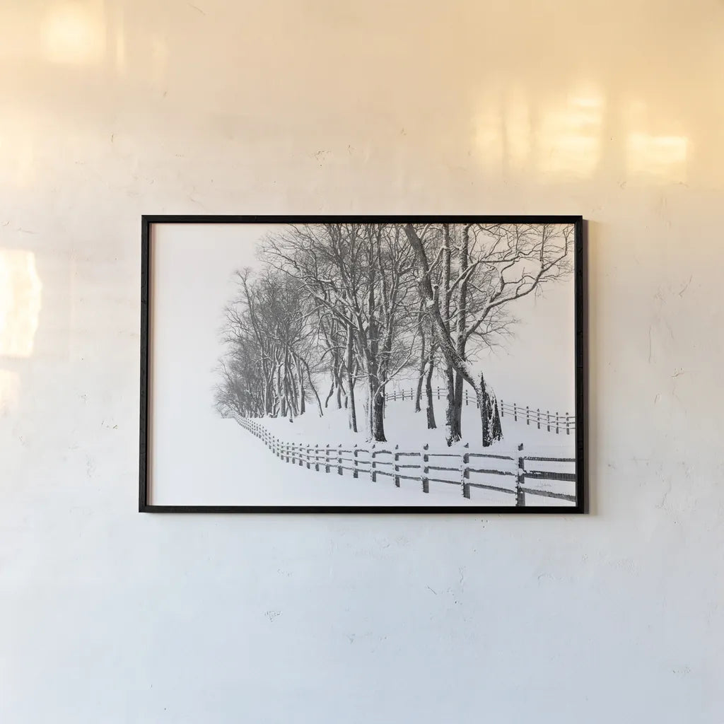 Winter Wonderland by Aledanda. shown as a paper print in a black flame. Available as a archival giclee rolled canvas, fine art paper, or poster print. SKU 62478i.