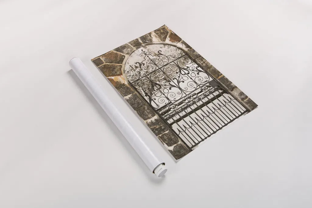 Winterthur Gate by Aledanda. shown as a rolled paper print. Available as archival giclee rolled canvas, fine art paper, or poster print. SKU 53589h.