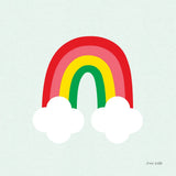 Bright Rainbow I by Ann Kelle. SKU 56492a. Archival Giclee Fine art print for wall decor.