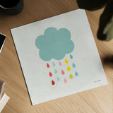 Cloud I by Ann Kelle. Shown as a detailed flat fine art print, highlighting archival giclee quality. Available as an archival giclee rolled canvas, fine art paper, or poster print. SKU 56502a.