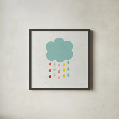 Cloud I by Ann Kelle. Shown in a sleek black glass frame for a contemporary gallery look. Available as an archival giclee rolled canvas, fine art paper, or poster print. SKU 56502a.