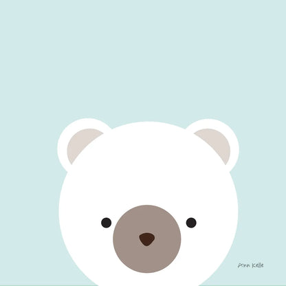 Cuddly Bear by Ann Kelle. SKU 55591a. Archival Giclee Fine art print for wall decor.