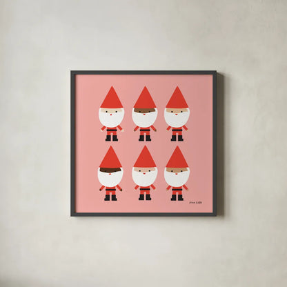 Elves by Ann Kelle. Shown in a sleek black glass frame for a contemporary gallery look. Available as an archival giclee rolled canvas, fine art paper, or poster print. SKU 81229a.