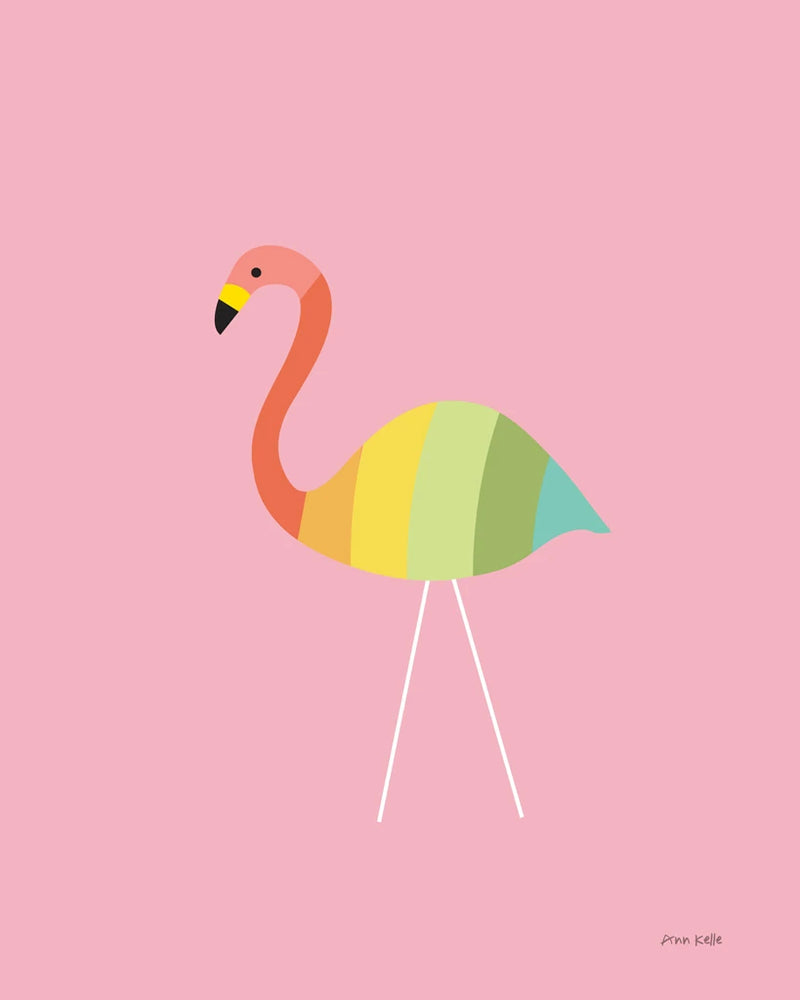 Flamingo Colors by Ann Kelle