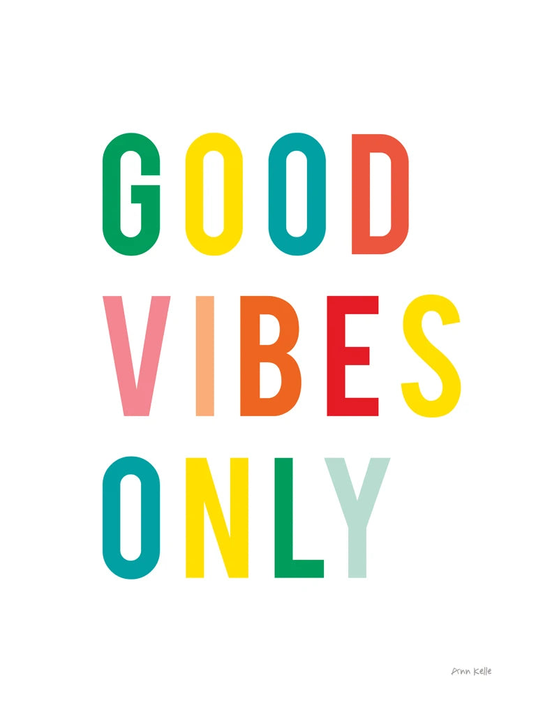 Good Vibes Only Crop by Ann Kelle