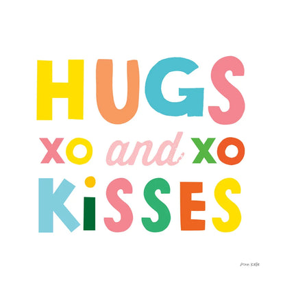 Hugs and Kisses by Ann Kelle. SKU 55600a. Archival Giclee Fine art print for wall decor.