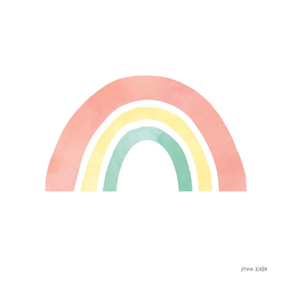 Pastel Rainbow I by Ann Kelle. SKU 56496a. Archival Giclee Fine art print for wall decor.