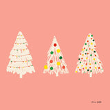 Pink Trees by Ann Kelle. SKU 81234a. Archival Giclee Fine art print for wall decor.