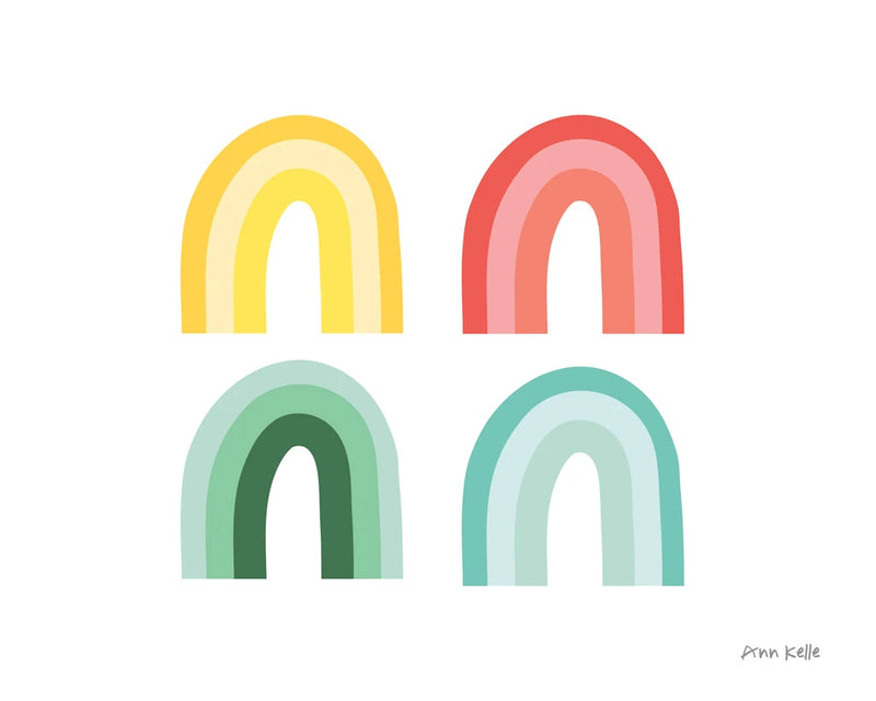 Rainbow Colors I by Ann Kelle