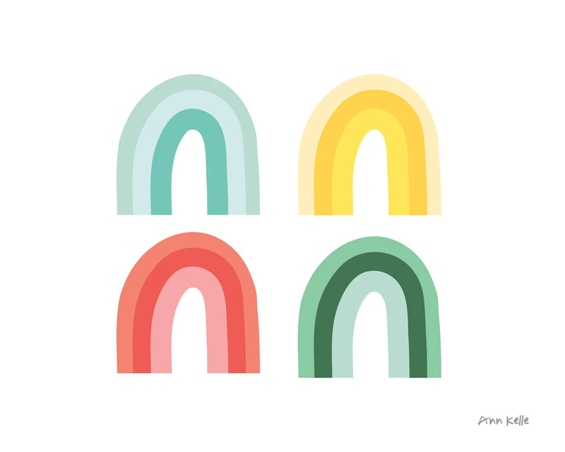 Rainbow Colors II by Ann Kelle