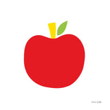 Red Apple by Ann Kelle. SKU 55613a. Archival Giclee Fine art print for wall decor.