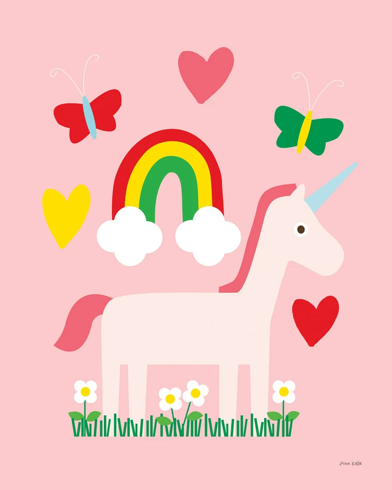 Unicorn Fun I by Ann Kelle