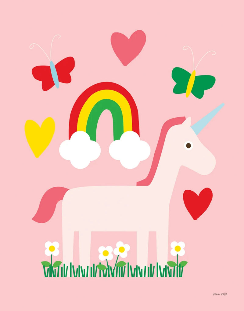 Unicorn Fun I by Ann Kelle