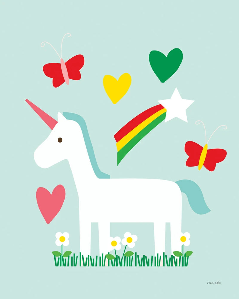 Unicorn Fun II by Ann Kelle