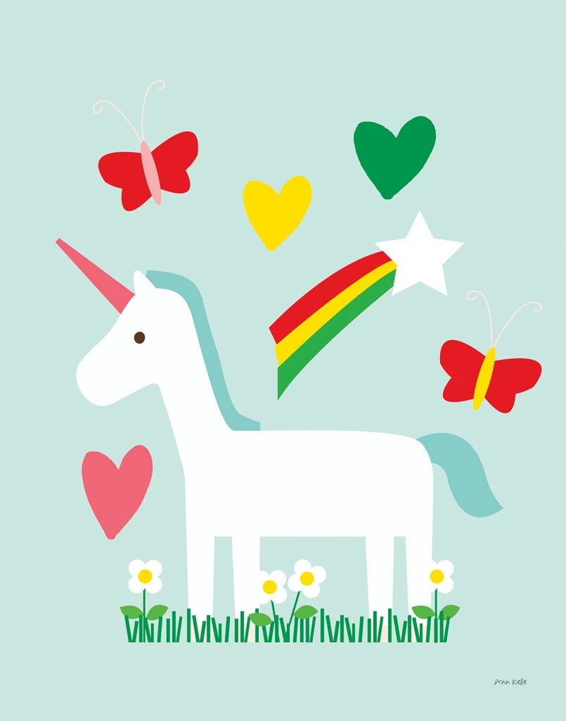 Unicorn Fun II by Ann Kelle