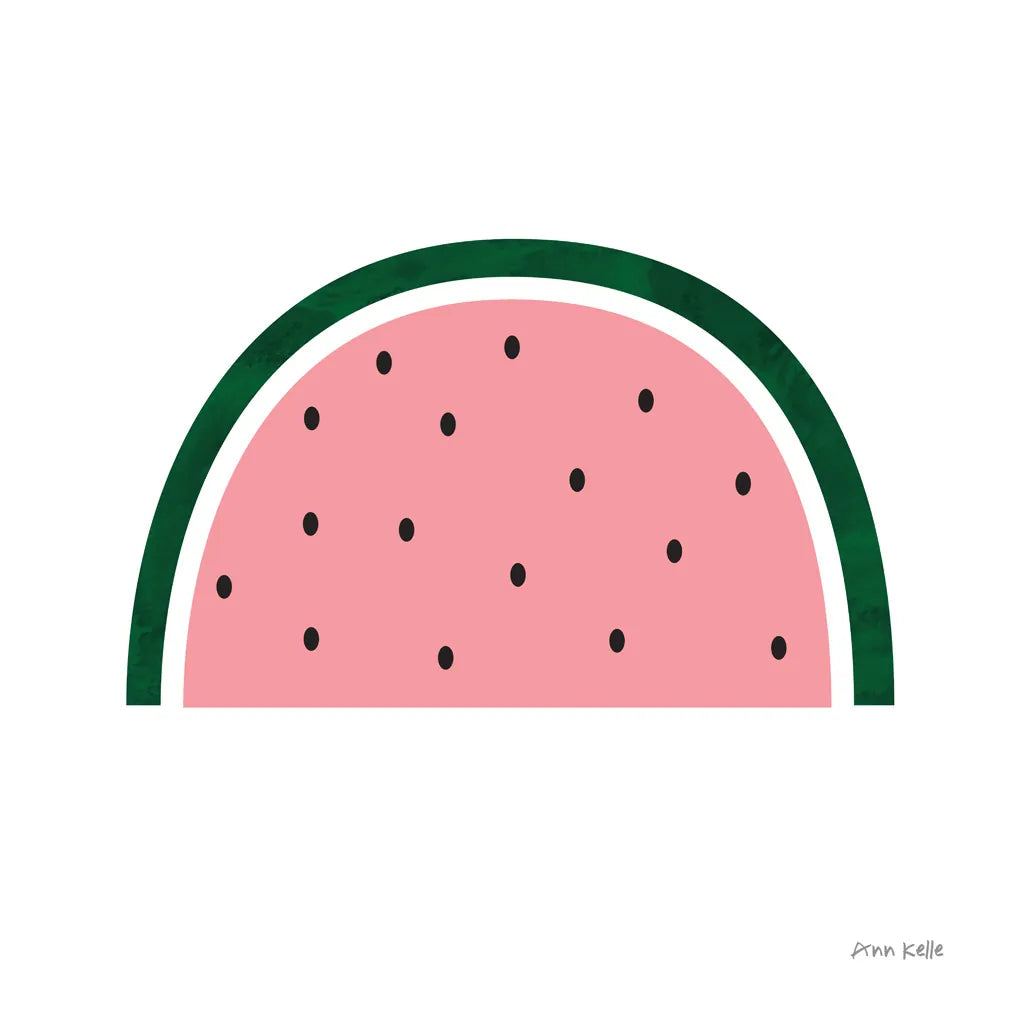 Watermelon by Ann Kelle. SKU 56430a. Archival Giclee Fine art print for wall decor.
