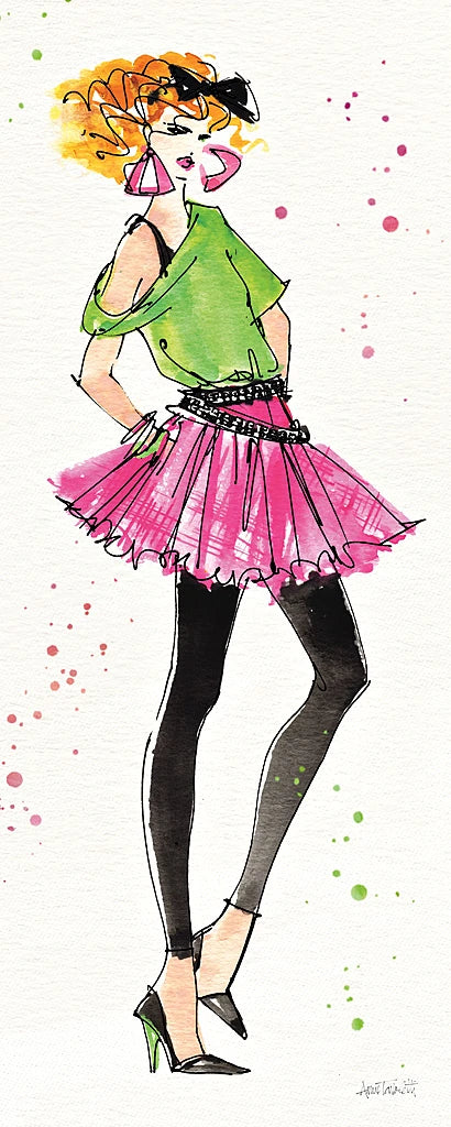 80s Fashion I Color by Anne Tavoletti