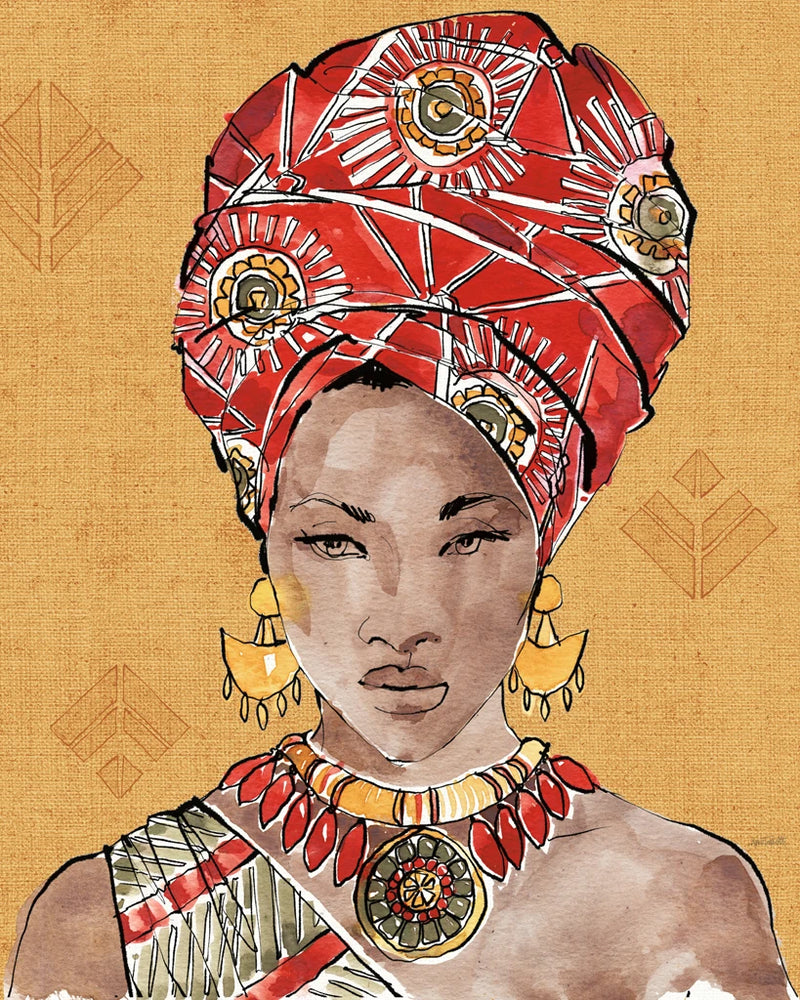 African Flair IV Warm by Anne Tavoletti