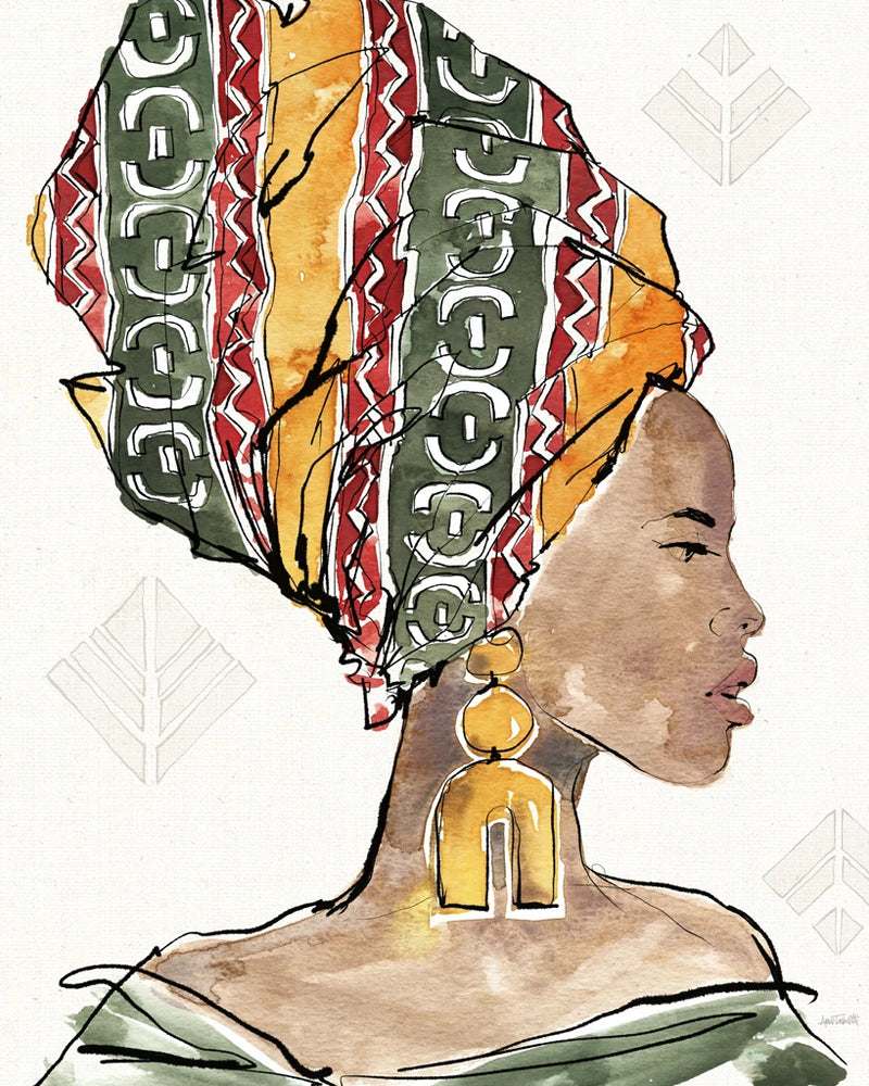 African Flair V by Anne Tavoletti